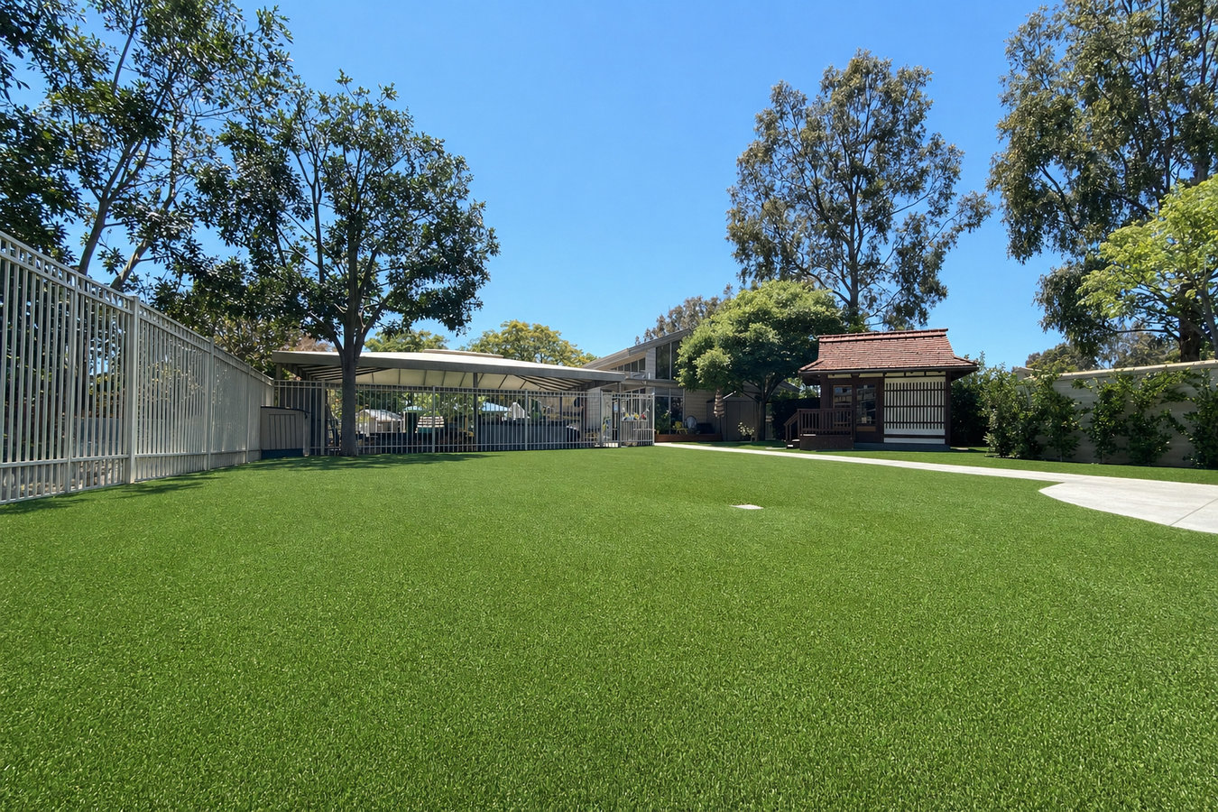 Commercial turf installation in Brawley, CA